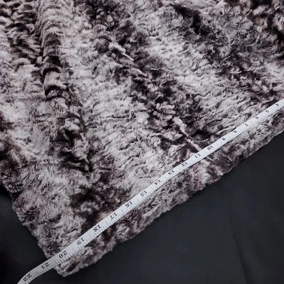 DOLCE VITA FAUX FUR CHINCHILLA ZIP HOODED JACKET  XS - Picture 14 of 14